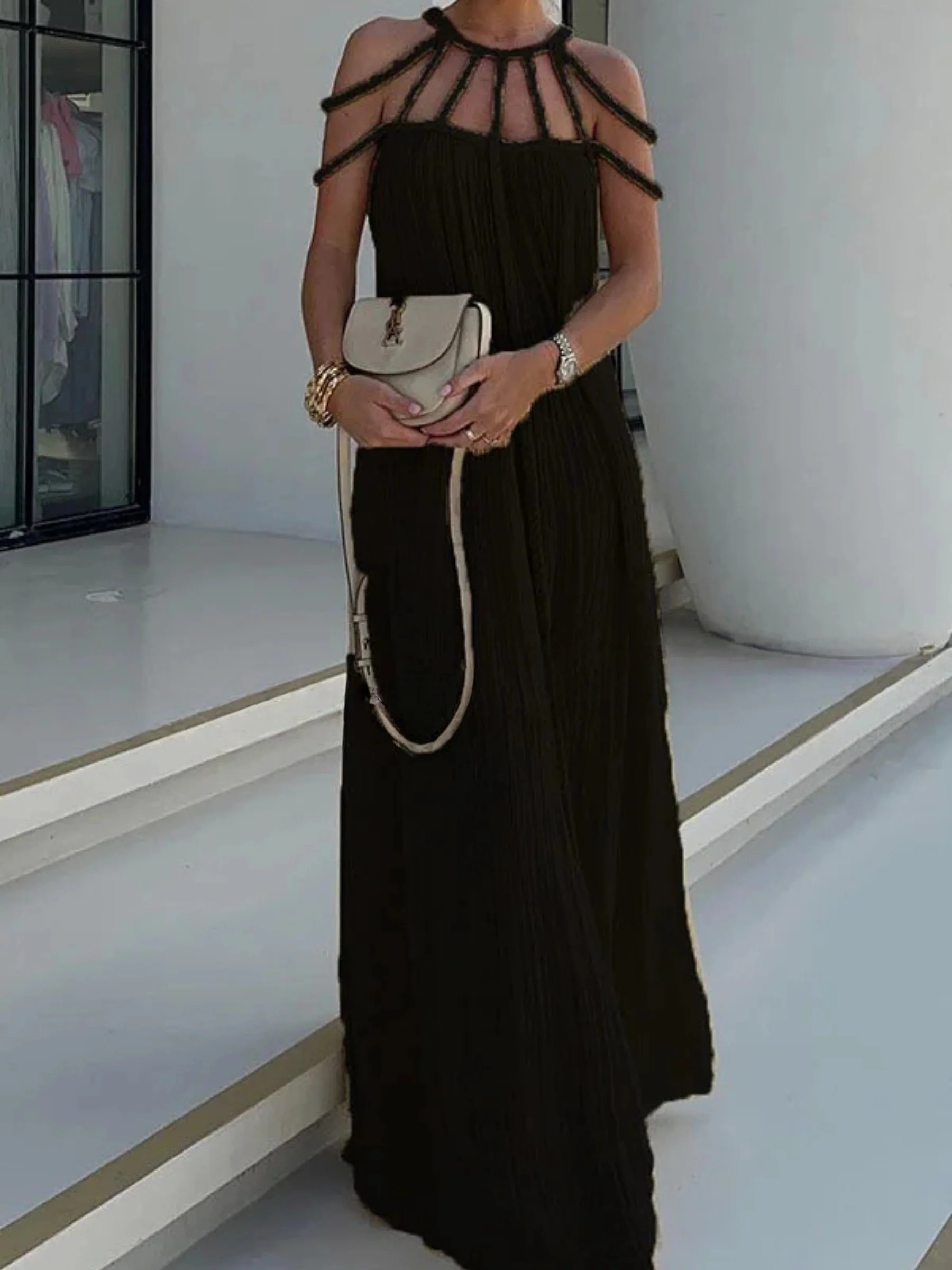 Ailsa | Women’s Boho Maxi Summer Dress with Braided Straps - Image 10
