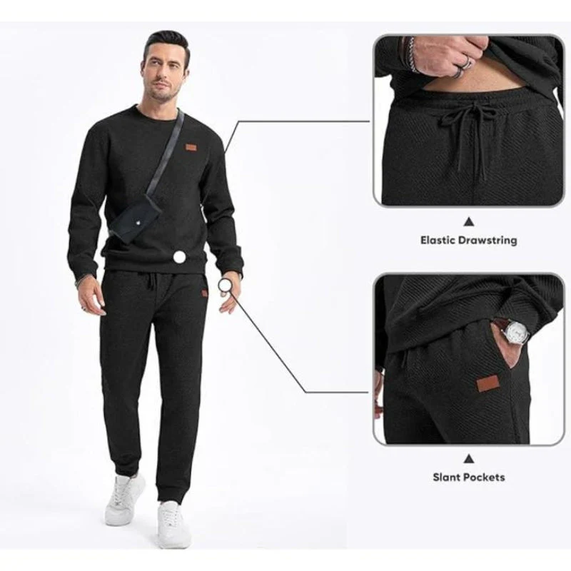 Alfie | Active Two-Piece Men's Tracksuit with Drawstring Waist - Image 4
