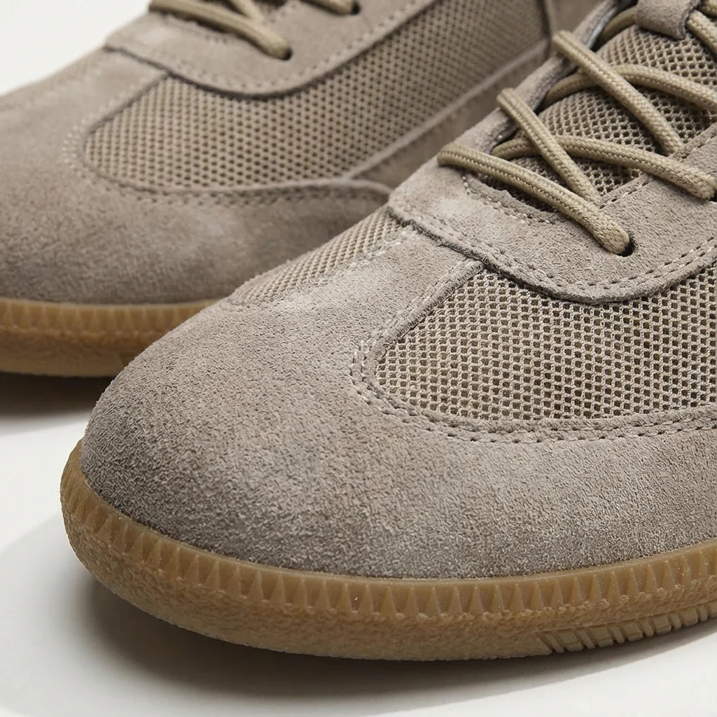 Archie | Classic Italian Leather Men’s Trainers with Gum Sole - Image 4