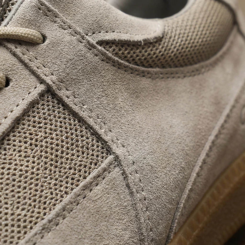 Archie | Classic Italian Leather Men’s Trainers with Gum Sole - Image 5