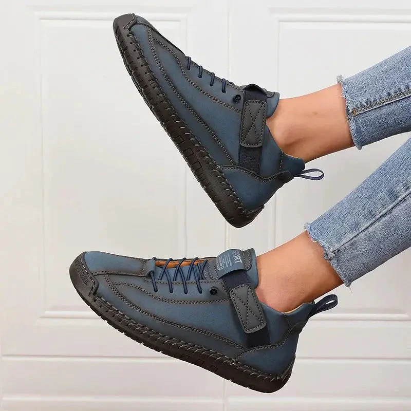 Carol | Stylish Slip-On Women's Trainers with Hook-and-Loop Strap - Image 4