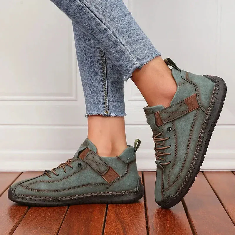 Carol | Stylish Slip-On Women's Trainers with Hook-and-Loop Strap - Image 5