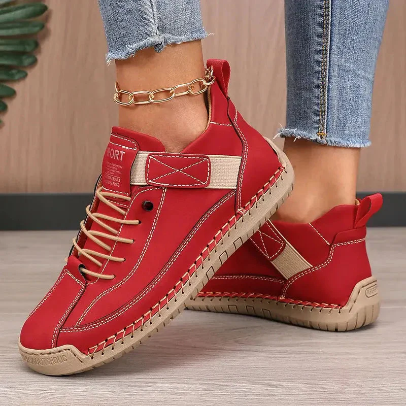 Carol | Stylish Slip-On Women's Trainers with Hook-and-Loop Strap - Image 6