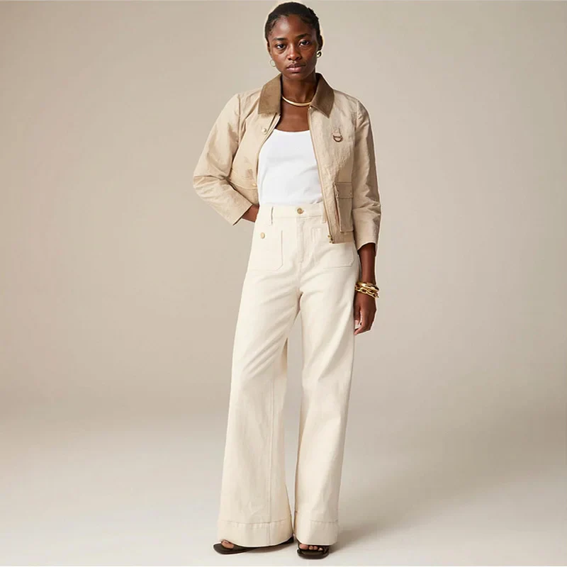 Daisy | Women’s High-Waist Jeans with Front Patch Pockets - Image 11