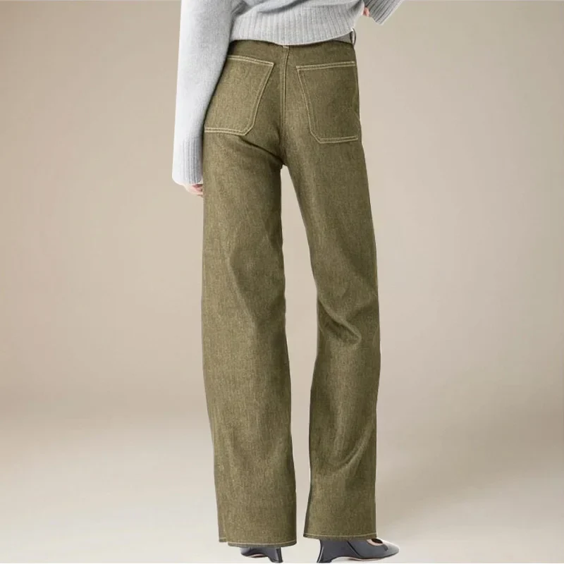 Daisy | Women’s High-Waist Jeans with Front Patch Pockets - Image 6
