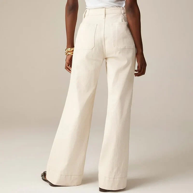 Daisy | Women’s High-Waist Jeans with Front Patch Pockets - Image 8