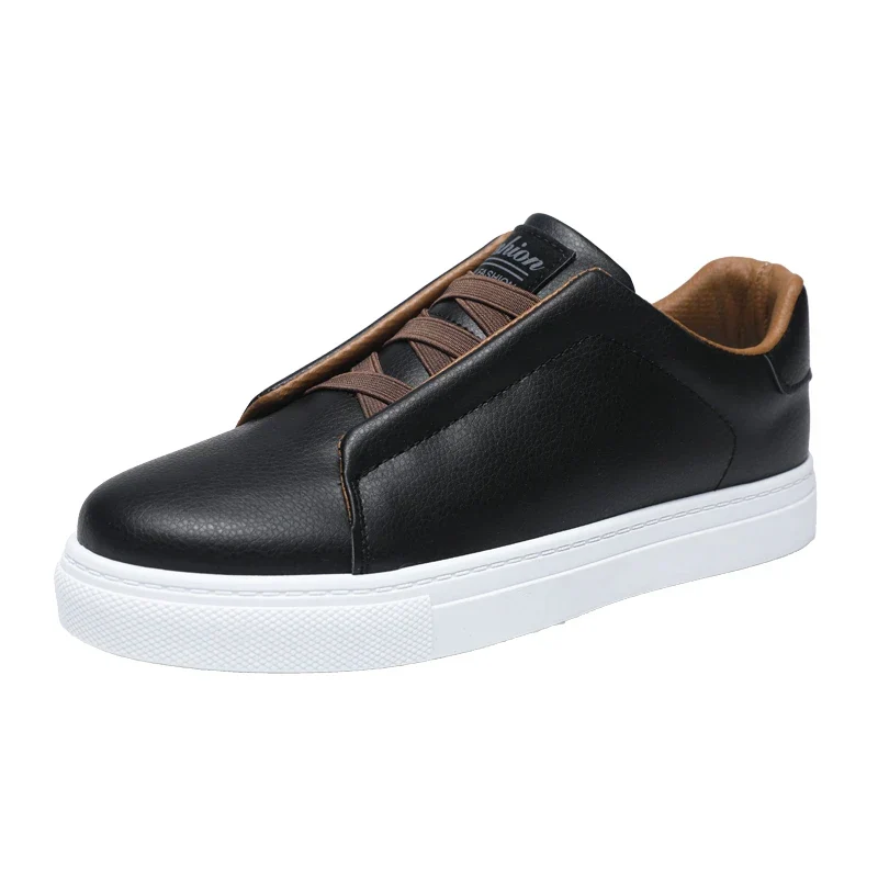 Daniel | Modern Slip-On Men’s Trainers with White Sole - Image 7