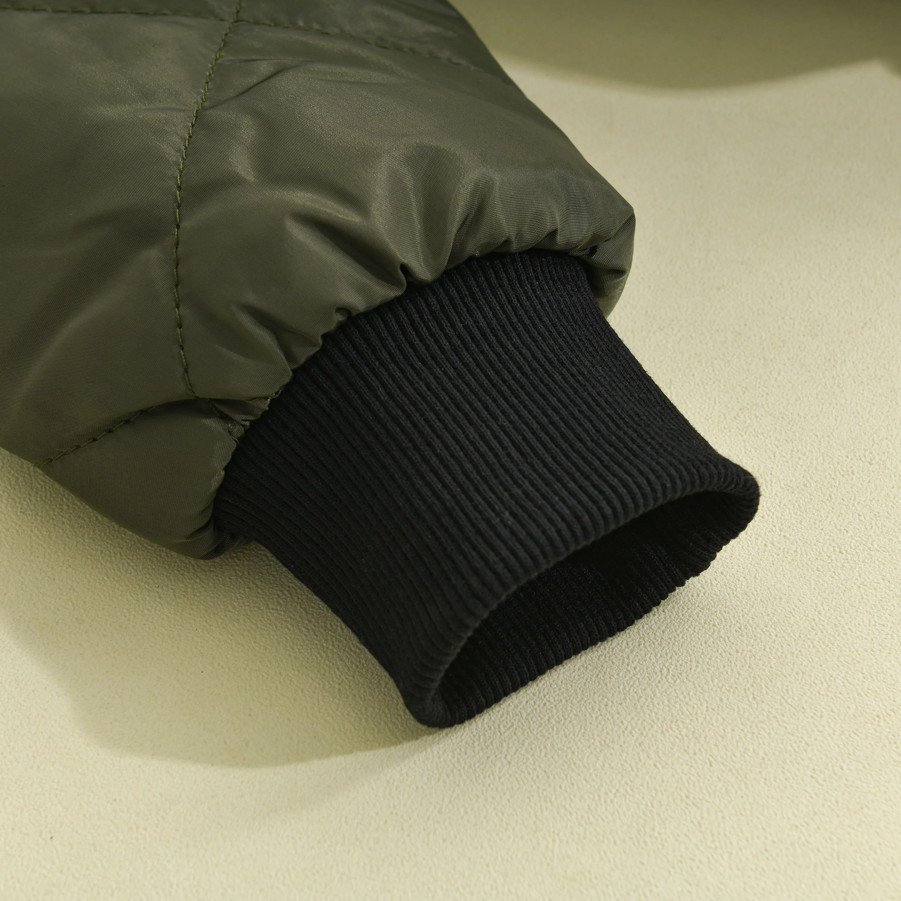 Dean | Men’s Classic Quilted Bomber Jacket with Zip Front - Image 4