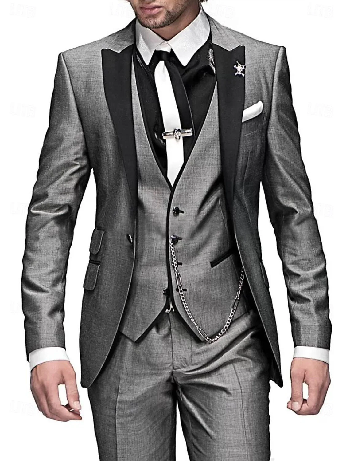 Declan | Men’s Three Piece Suit Set with Blazer and Waistcoat - Image 6