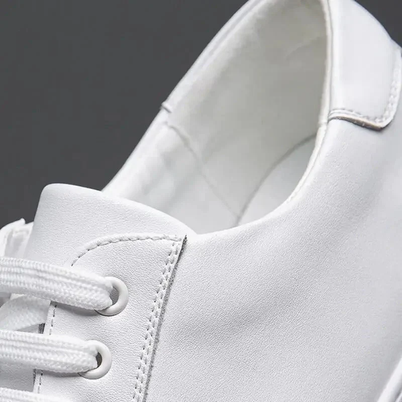 Edward | Formal Leather Men's Trainers with Lace-Up Design - Image 19