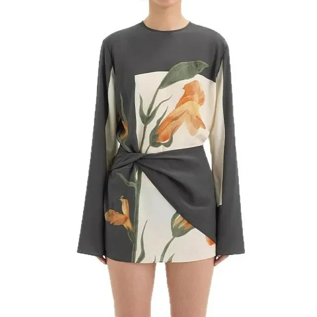Eleri | Women’s Trendy Mini Party Dress with Twist Front - Image 4