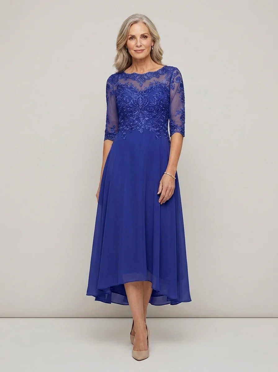 Esme | Women’s Elegant Maxi Mother of the Bride Dress - Image 4