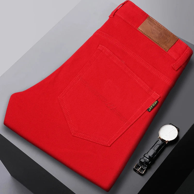 Evan | Men’s Casual Slim Fit Jeans with Five-Pocket Style - Image 10