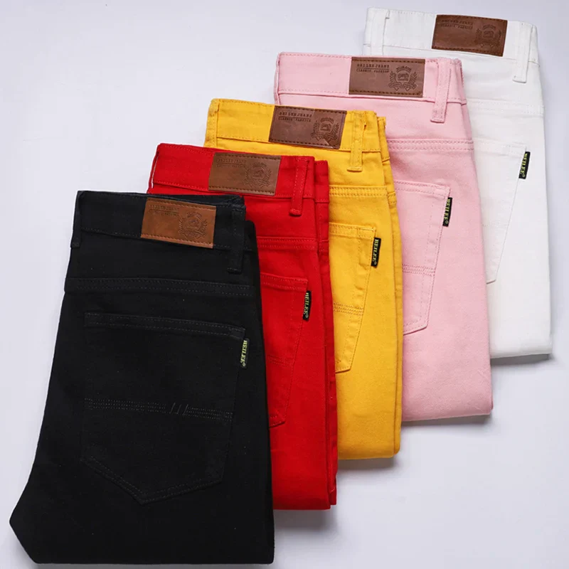 Evan | Men’s Casual Slim Fit Jeans with Five-Pocket Style - Image 3