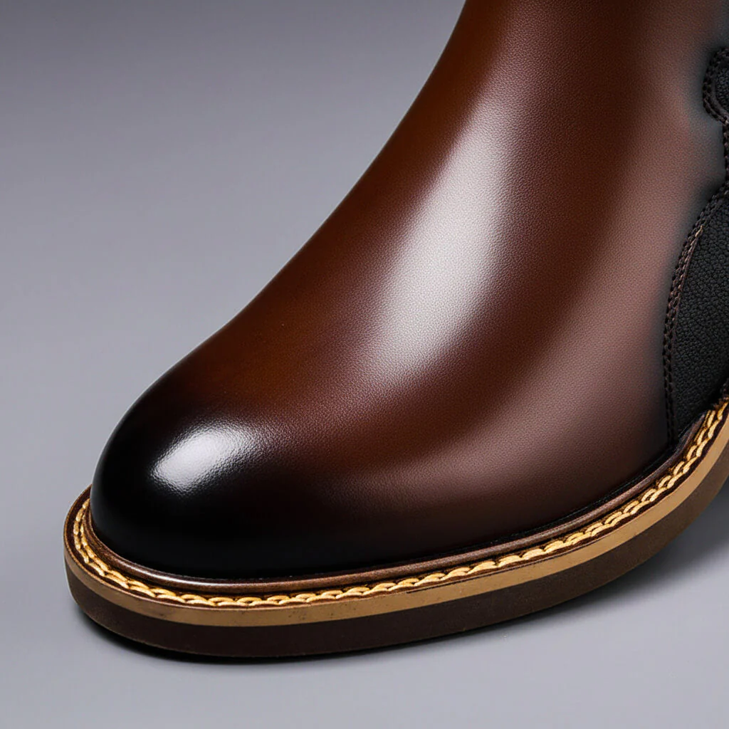 Harrison | Men’s Stylish Ankle Boots with Double Buckle Straps - Image 4