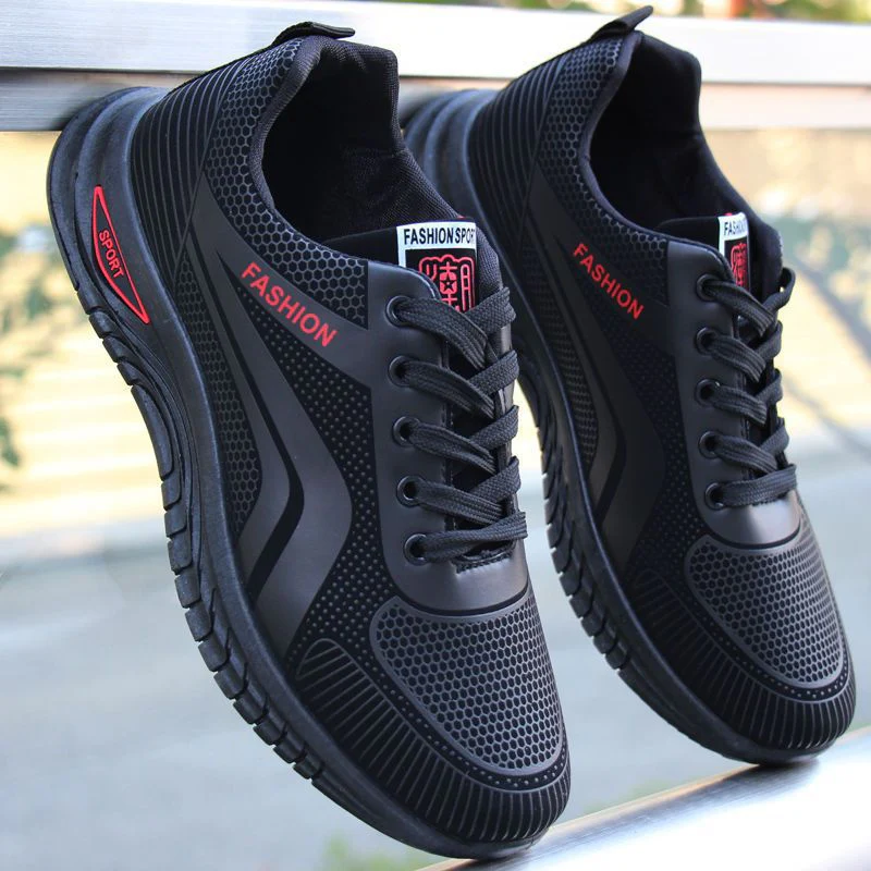 Harry | Men’s Active Mesh Sports Shoes with Lace-Up Front - Image 4