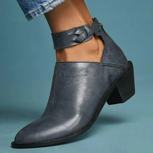 Isabella | Women’s Trendy Ankle Boots with Block Heel - Image 3