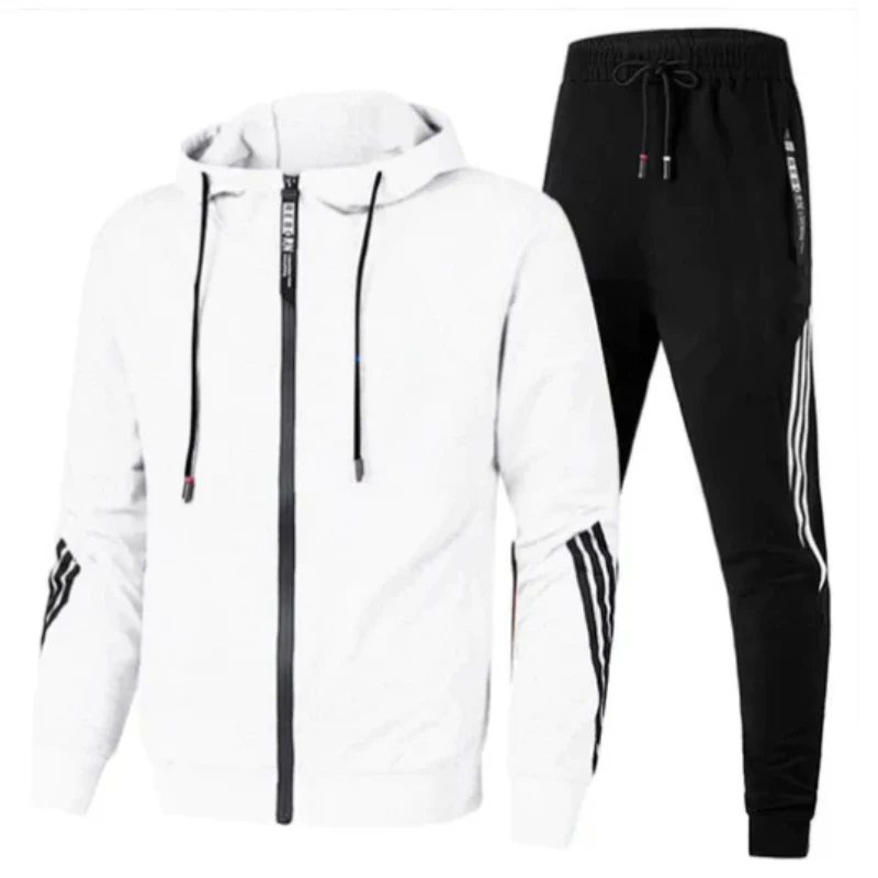 Jack | Active Two-Piece Men's Tracksuit with Full Zip Hoodie - Image 3