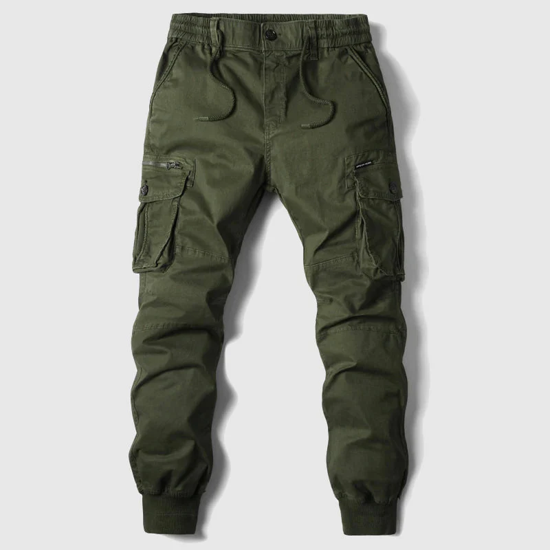Jamie | Streetwear Men’s Cargo Trousers with Multi Pockets - Image 3