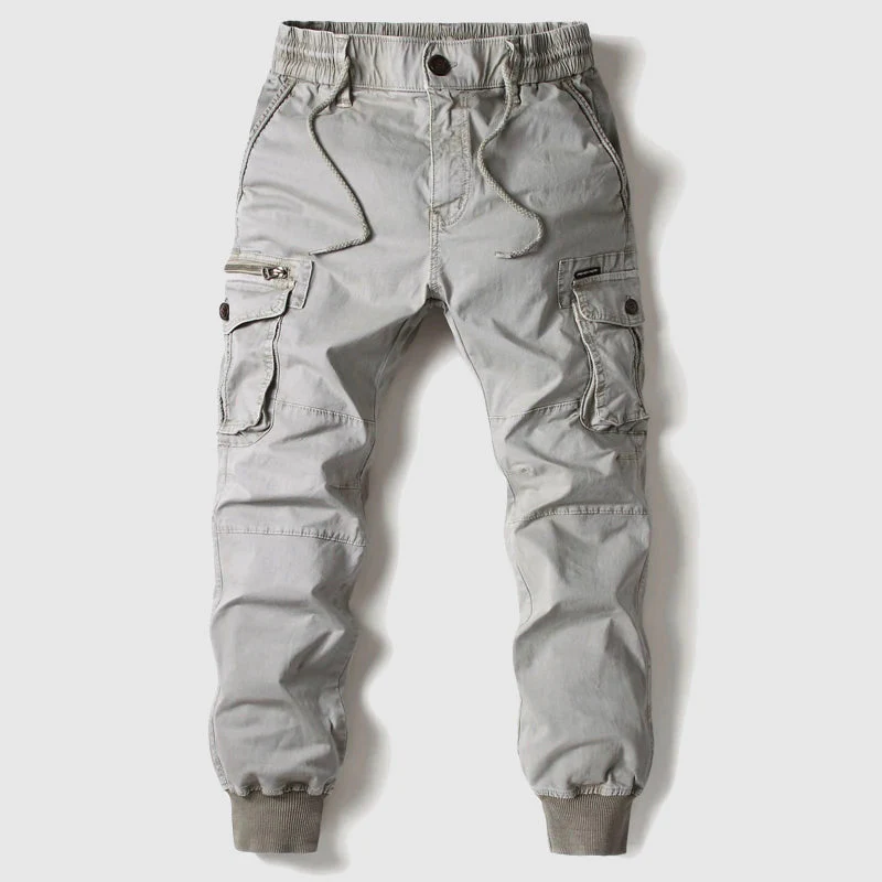 Jamie | Streetwear Men’s Cargo Trousers with Multi Pockets - Image 4