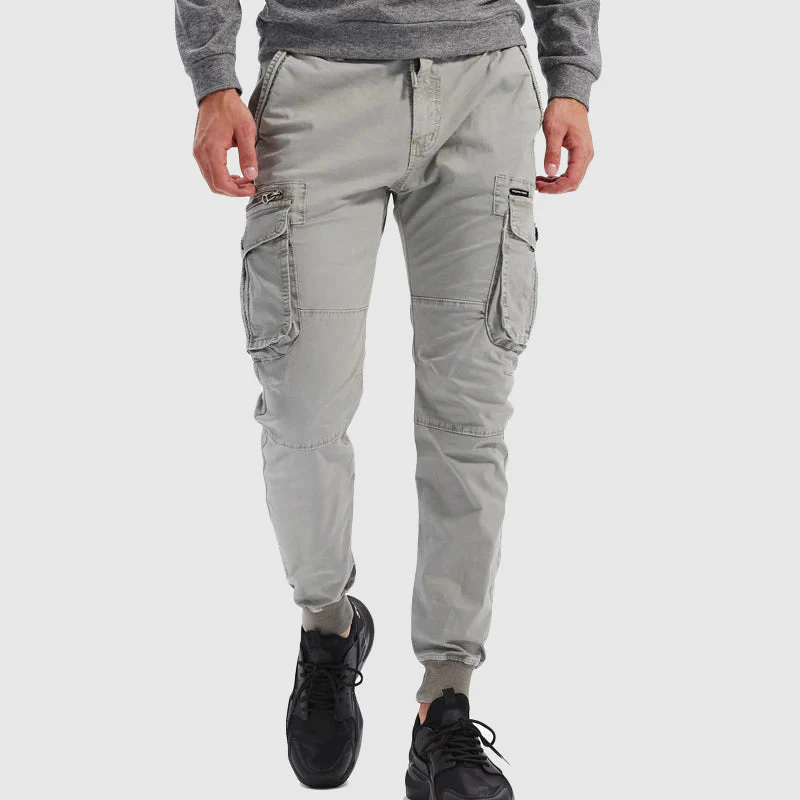 Jamie | Streetwear Men’s Cargo Trousers with Multi Pockets - Image 6
