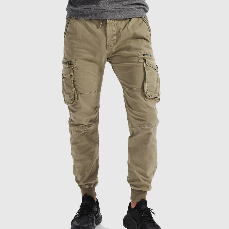 Jamie | Streetwear Men’s Cargo Trousers with Multi Pockets - Image 7