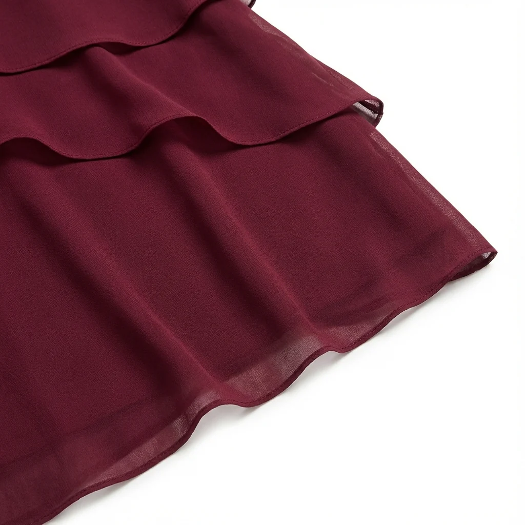 Janet | Women’s Chiffon Mother of the Bride Dress - Midi - Image 7