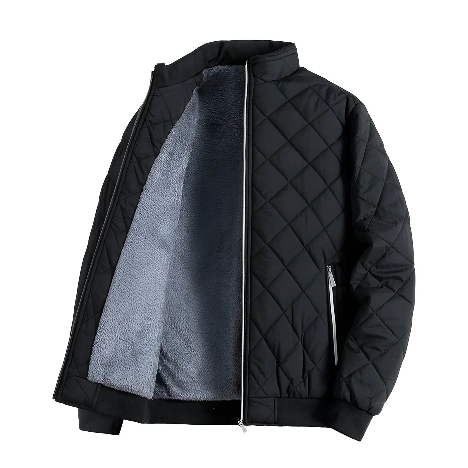 Leonard | Men’s Spring Thermal Quilted Jacket with Zip Pockets - Image 4