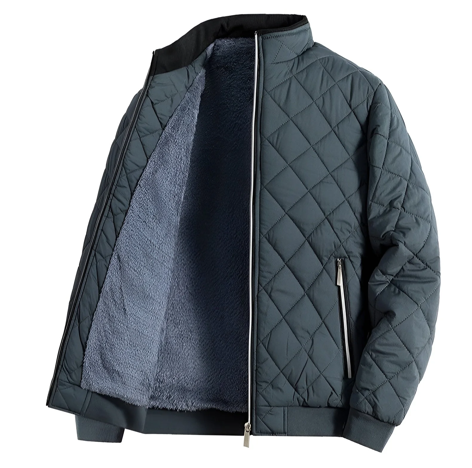 Leonard | Men’s Spring Thermal Quilted Jacket with Zip Pockets - Image 5
