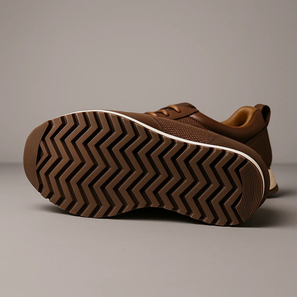 Logan | Stylish Leather Men’s Trainers with Cushioned Sole - Image 6