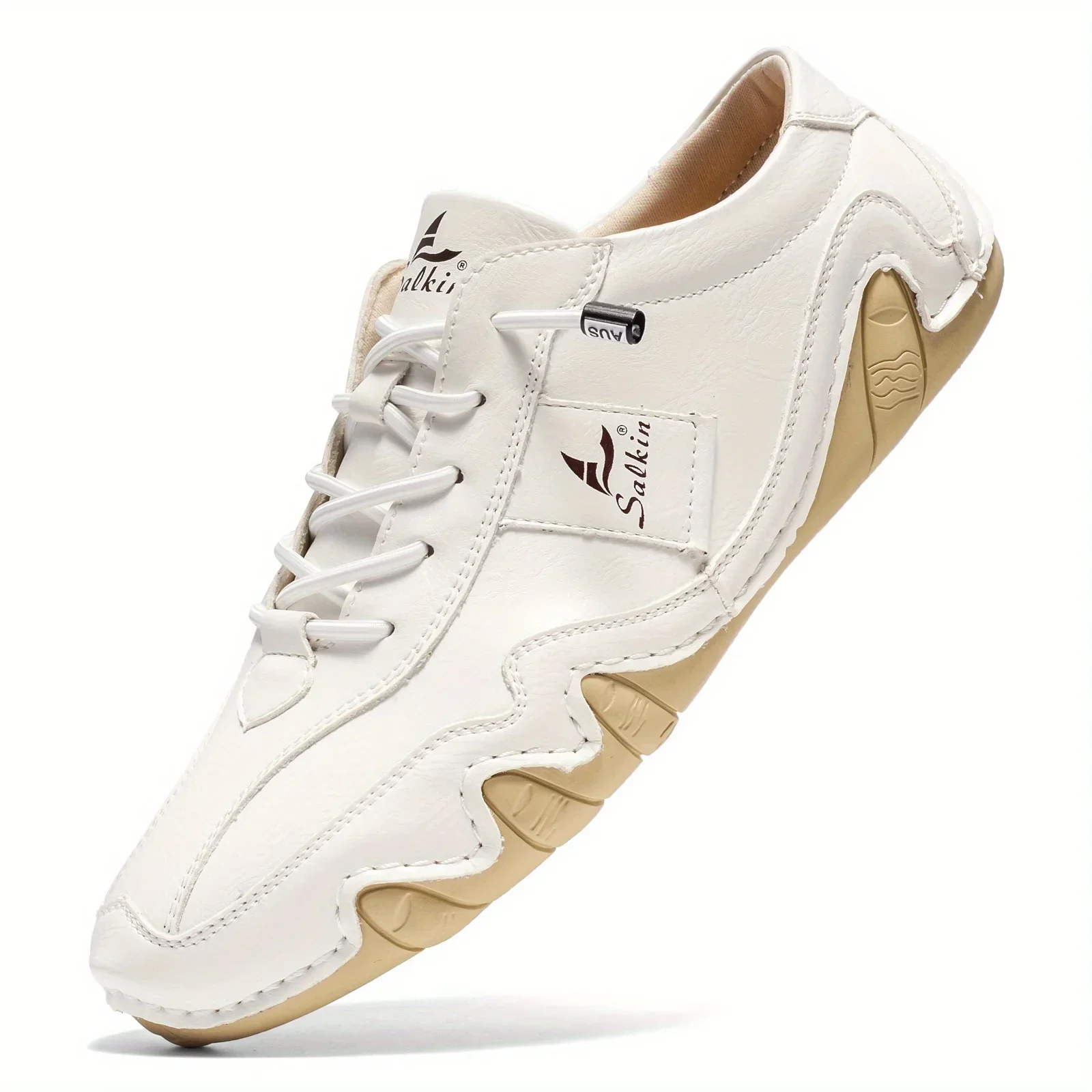 Lucas | Men’s Stylish Retro Barefoot Shoes with Lace-Up Front - Image 4