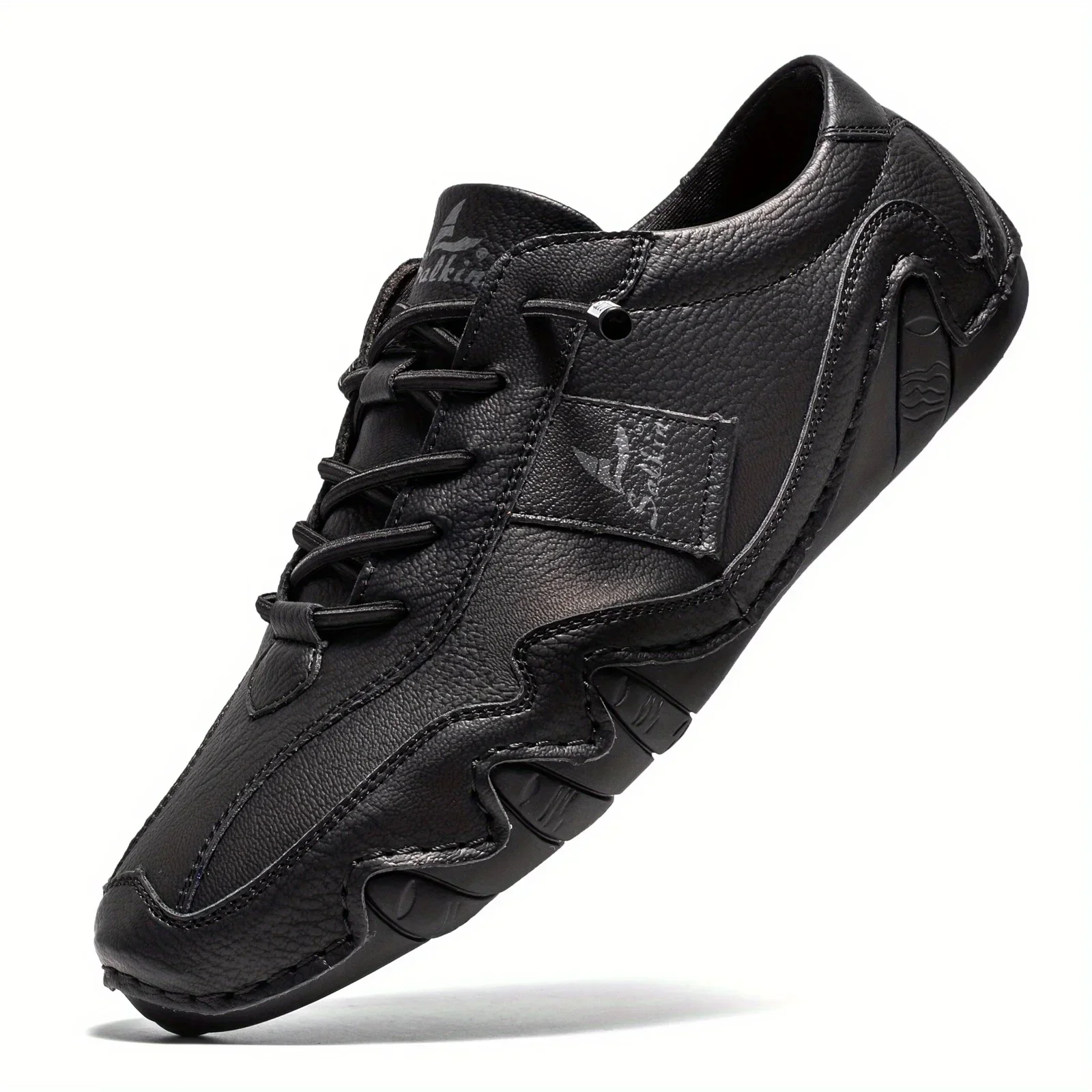 Lucas | Men’s Stylish Retro Barefoot Shoes with Lace-Up Front - Image 5