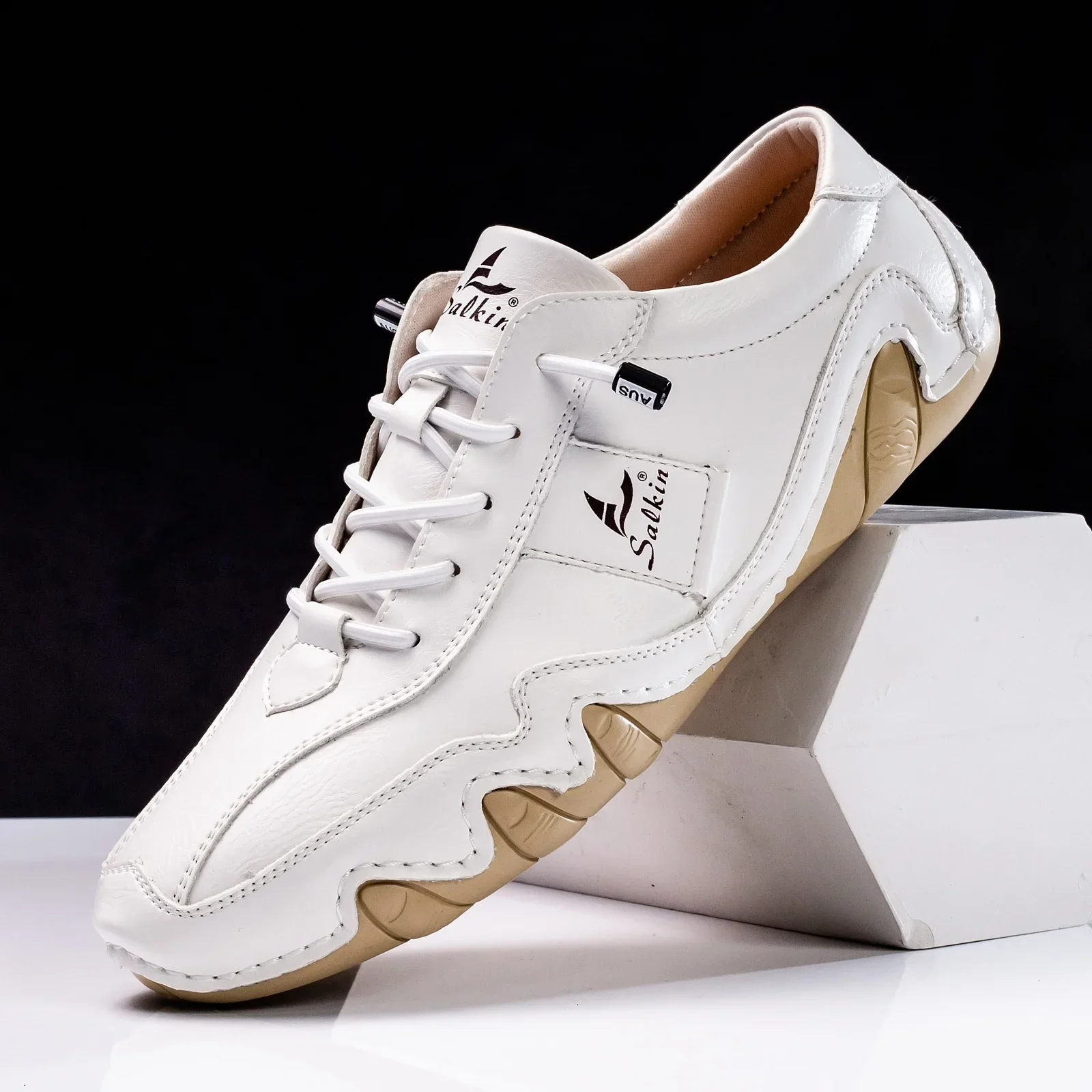 Lucas | Men’s Stylish Retro Barefoot Shoes with Lace-Up Front - Image 6