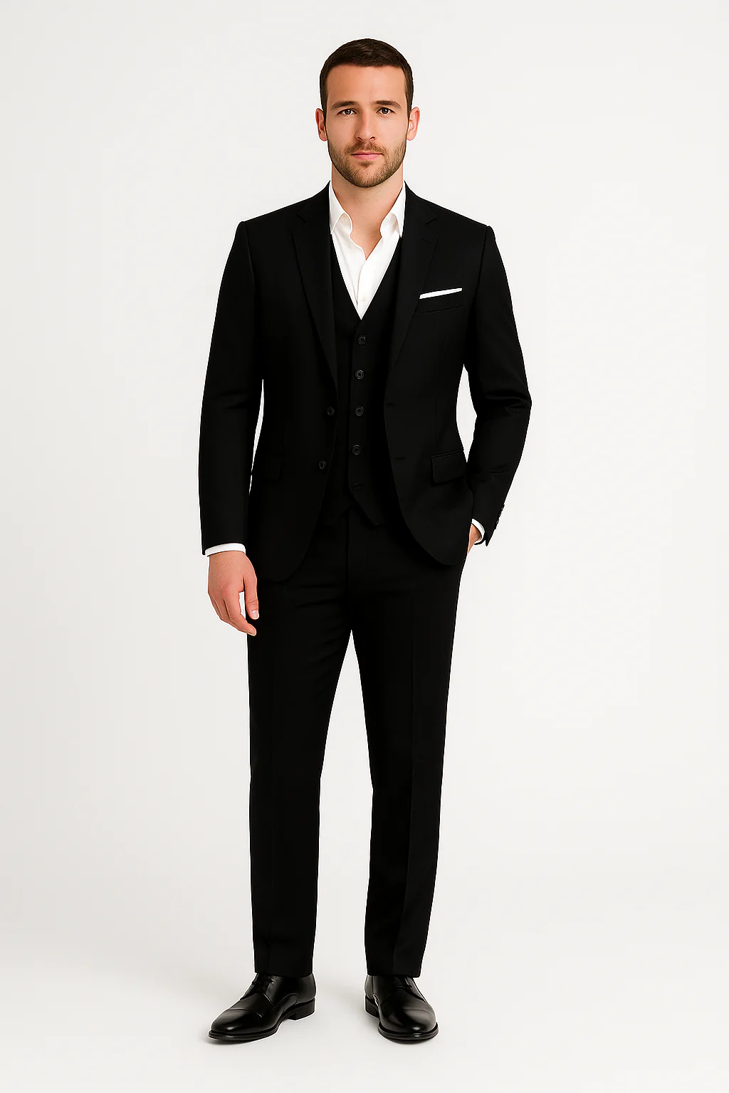 Mark | Men’s Modern Three-Piece Suit Set with Notched Lapel - Image 5