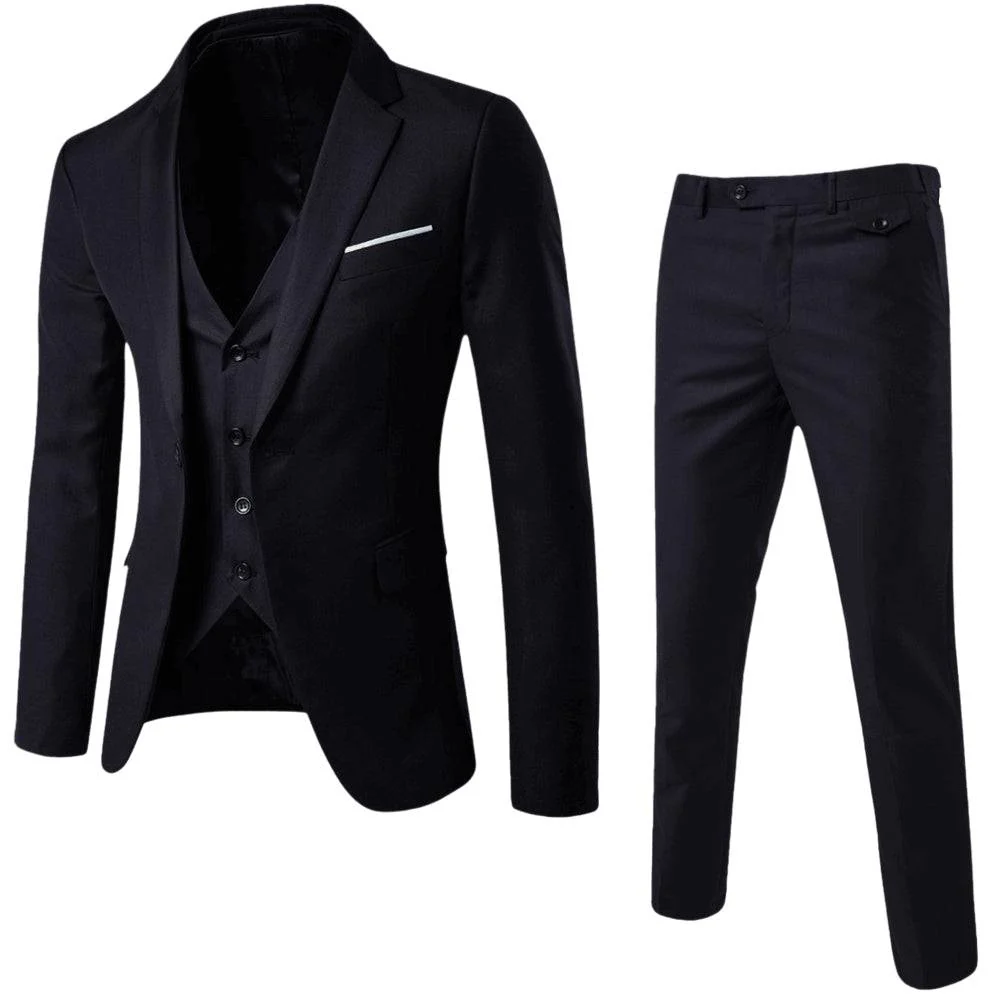 Mark | Men’s Modern Three-Piece Suit Set with Notched Lapel - Image 6