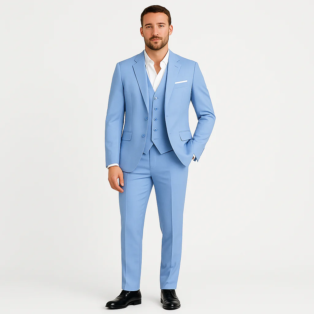 Mark | Men’s Modern Three-Piece Suit Set with Notched Lapel - Image 7