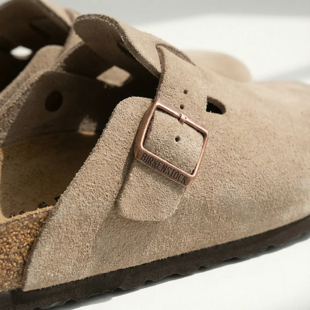 Max | Men’s Casual Suede Clog Mules with Buckle Strap - Image 4