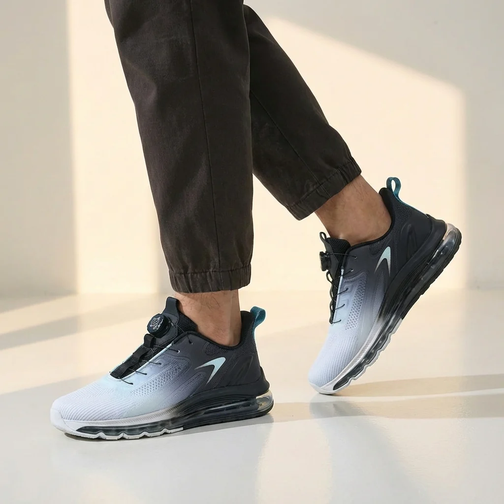 Noah | Men’s Active Lace-Up Sports Shoes with Air Cushion Sole - Image 8