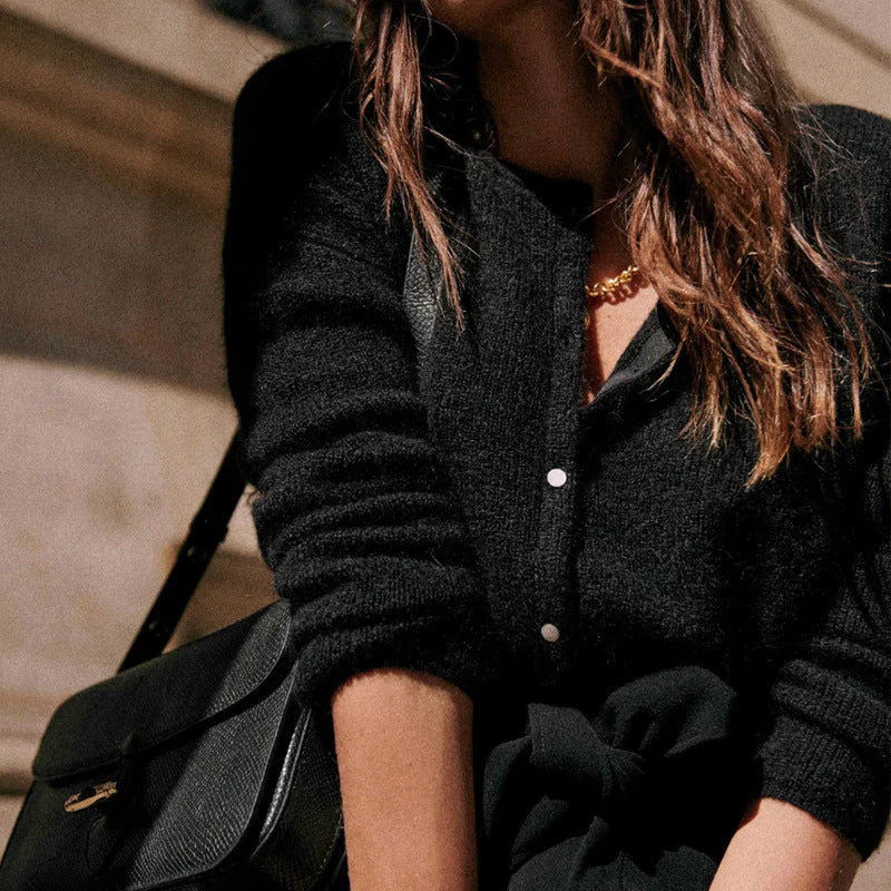 Phoebe | Women’s Relaxed Soft Knit Cardigan with Button Front - Image 11