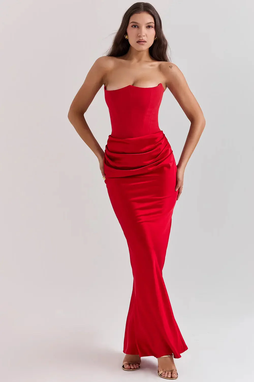 Quinn | Women’s Elegant Maxi Prom Dress with Corset Bodice - Image 10