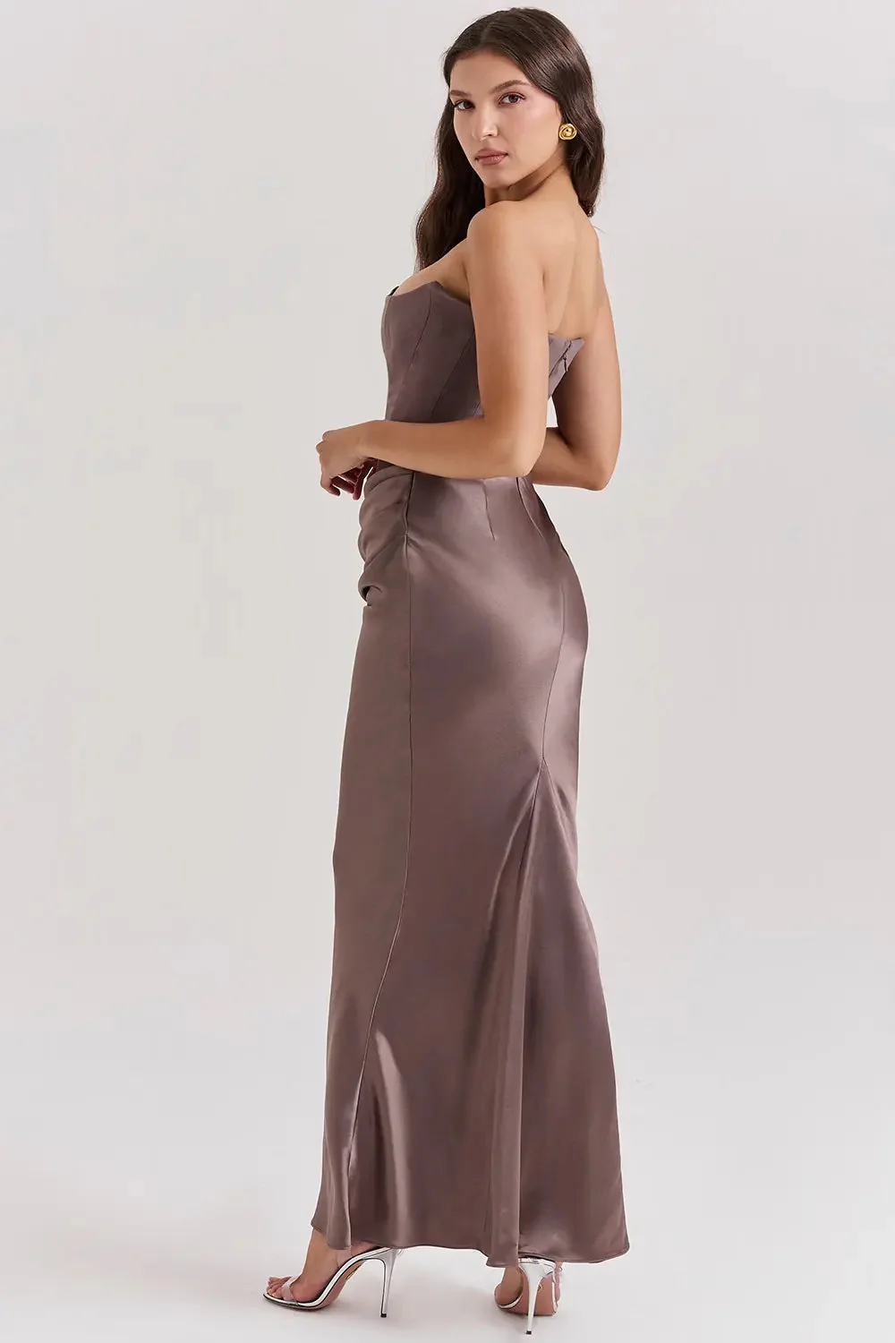 Quinn | Women’s Elegant Maxi Prom Dress with Corset Bodice - Image 3