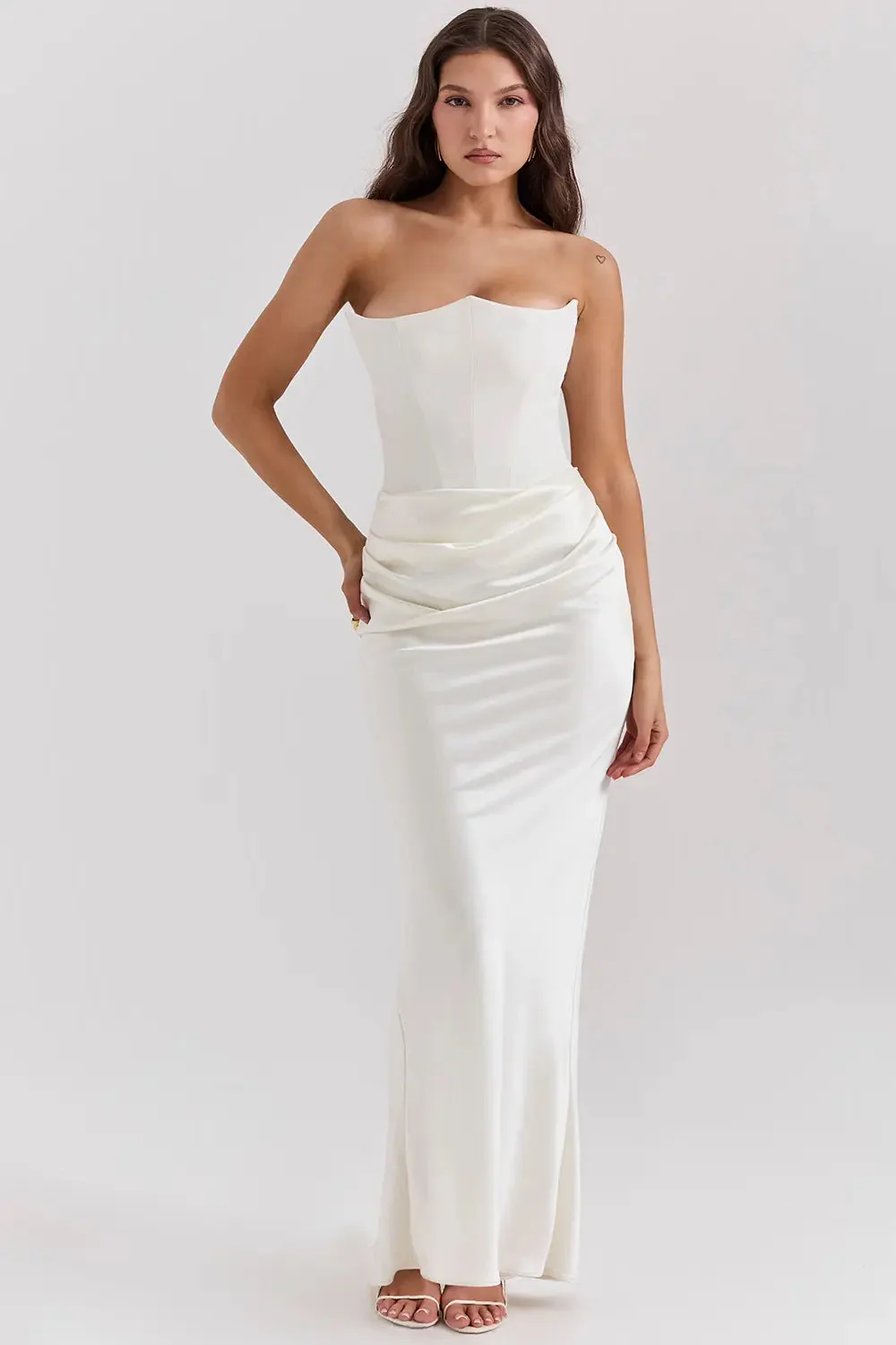 Quinn | Women’s Elegant Maxi Prom Dress with Corset Bodice - Image 4