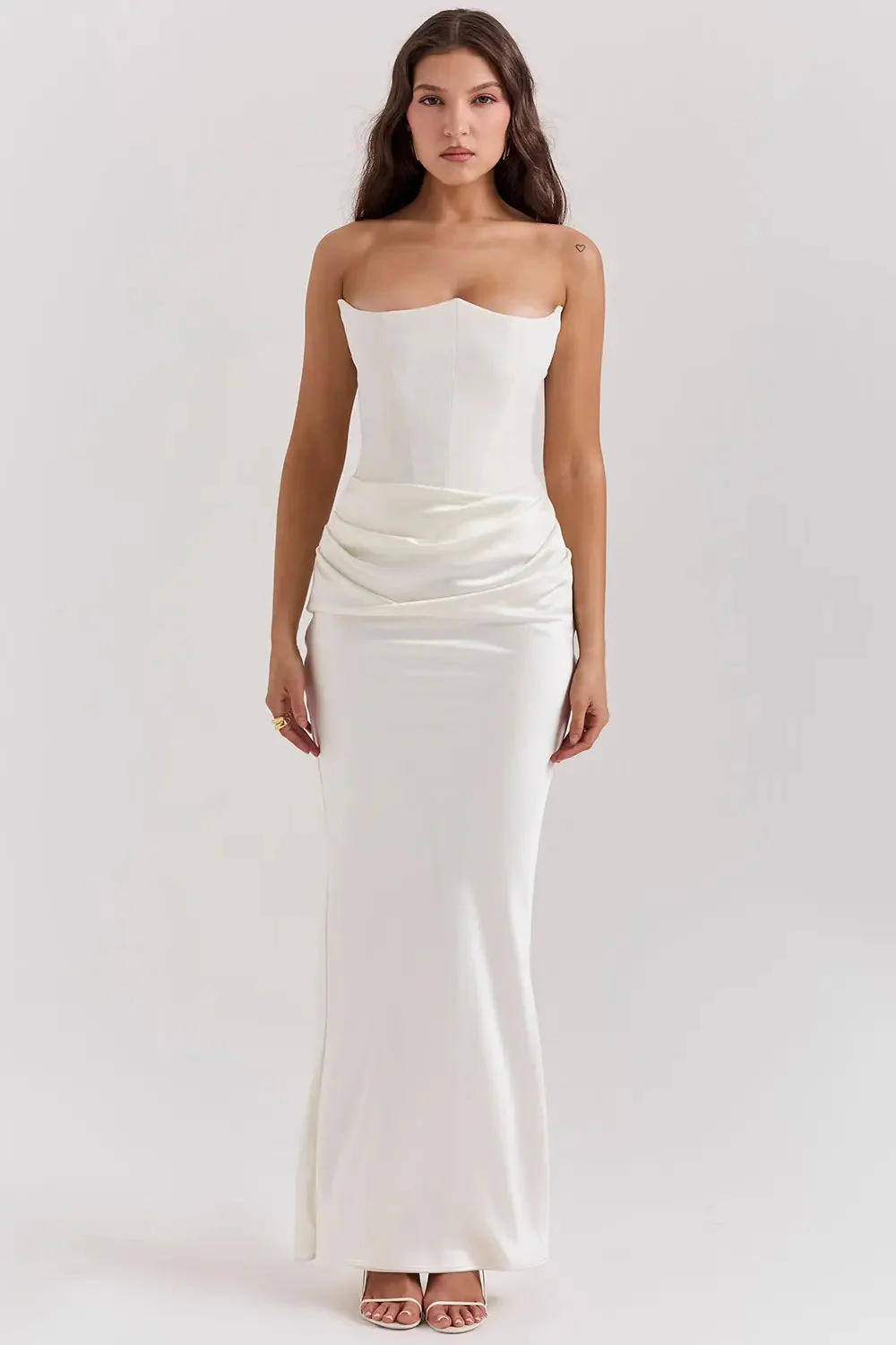 Quinn | Women’s Elegant Maxi Prom Dress with Corset Bodice - Image 5