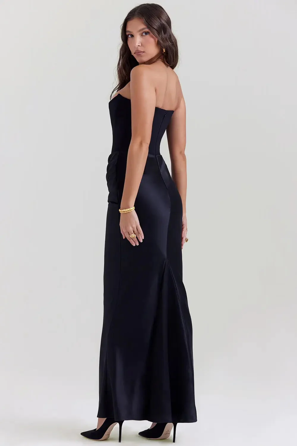 Quinn | Women’s Elegant Maxi Prom Dress with Corset Bodice - Image 9