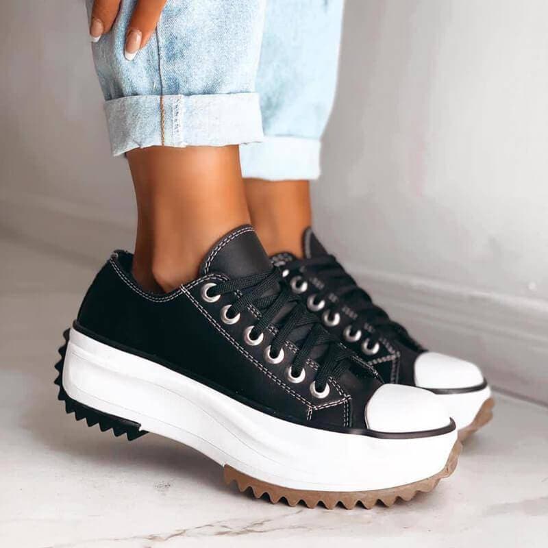 Robyn | Stylish Platform Women’s Trainers with Suede Upper - Image 3