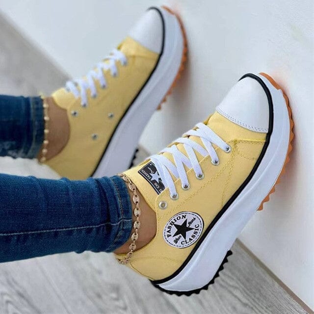 Ruby | Modern Chunky Women’s Trainers with Contrast Sole - Image 4