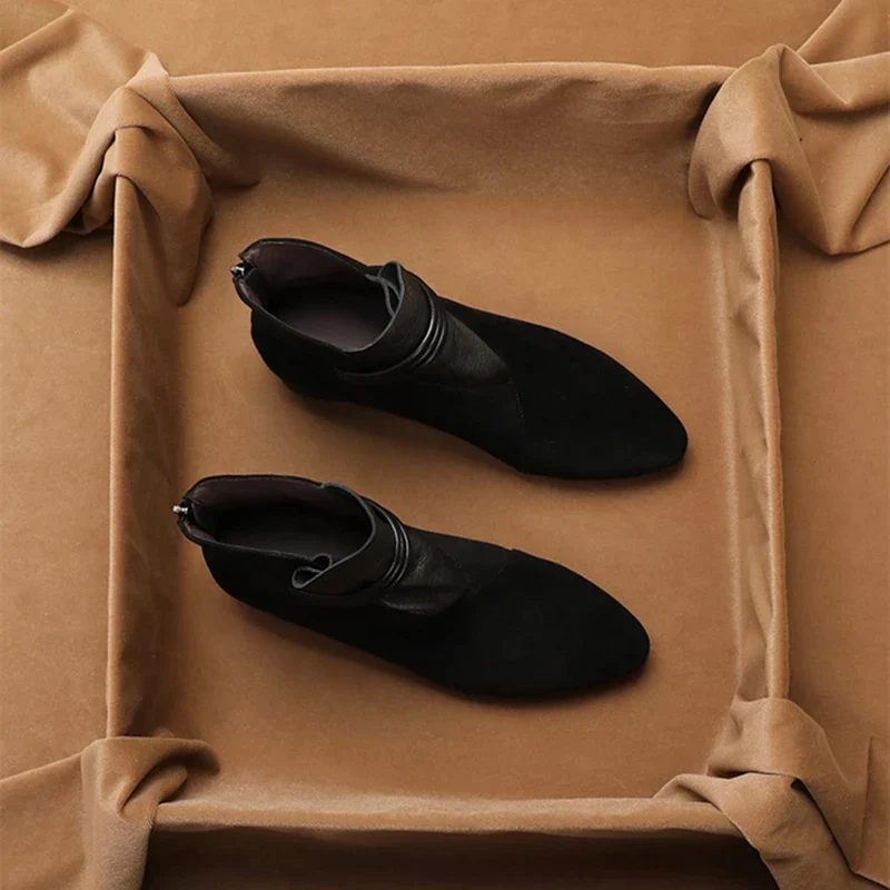 Scarlett | Women’s Stylish Suede Ankle Boots with Wrap Strap - Image 14