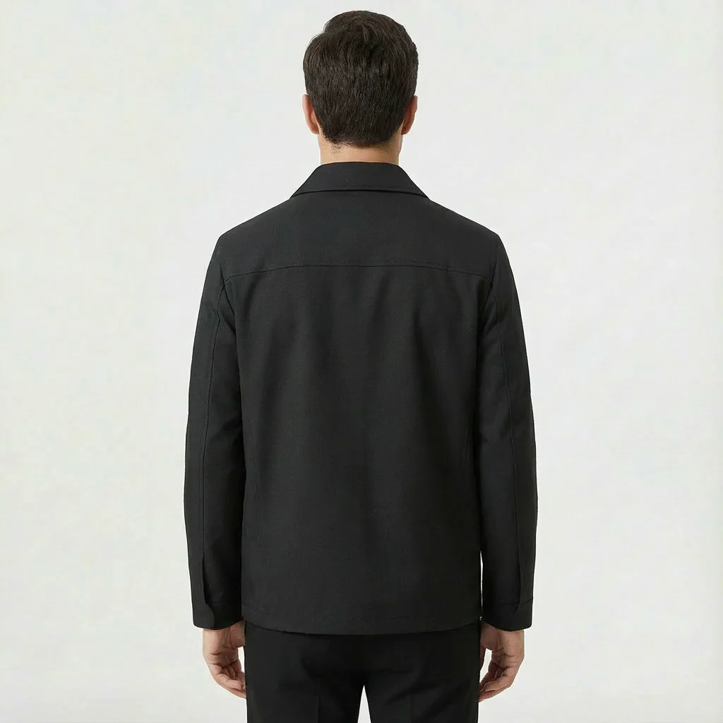 Sean | Men’s Casual Windproof Harrington Jacket with Zip Front - Image 3