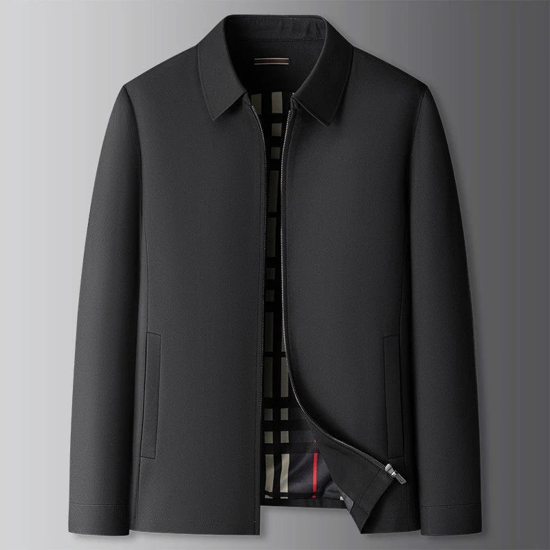 Sean | Men’s Casual Windproof Harrington Jacket with Zip Front - Image 4