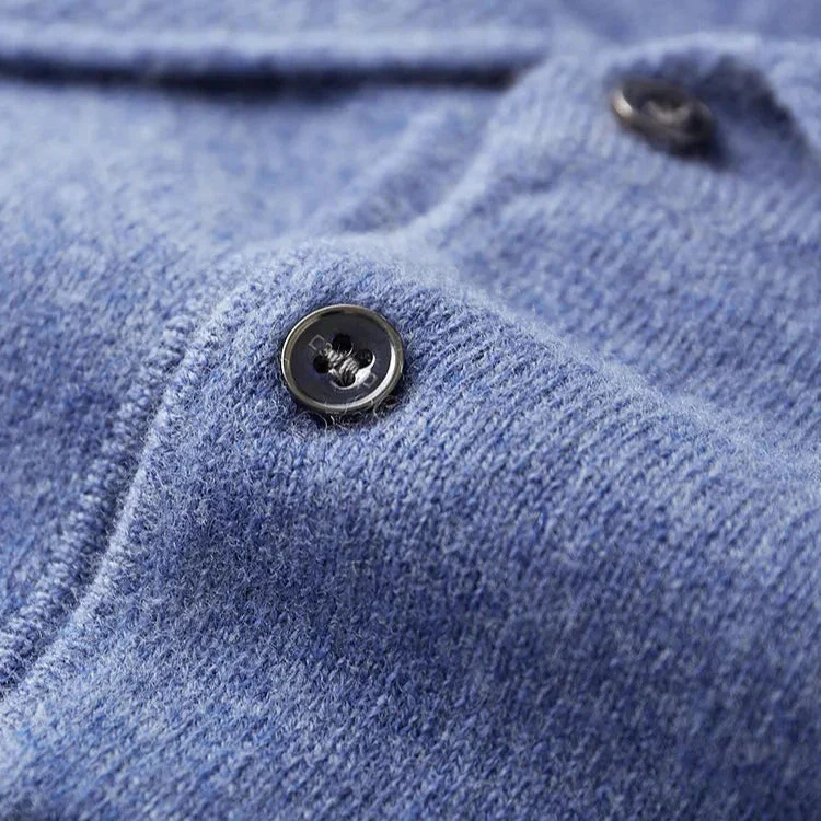 Sebastian | Men’s Casual Sweater Polo Shirt with Long Sleeve - Image 12